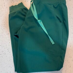 Figs Hunter green Zamora Scrub Pants